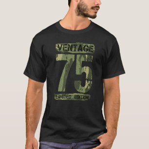 47 jaar oude Vintage 1975 47e geboortedag T-shirt