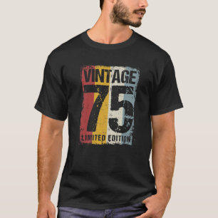 47 jaar oude Vintage 1975 47e verjaardag T-shirt