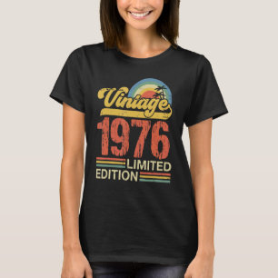 47 jaar oude Vintage 1976 47e verjaardag T-shirt