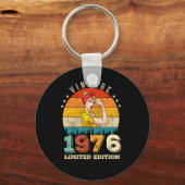47-jarige  vrouwen uit 1976 47e verjaardag Gift Sleutelhanger (Voorkant)