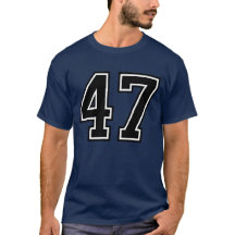 47 Jersey Uniform Varsity Sportnummer, 47ste