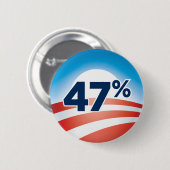 47% Obama-Button Ronde Button 5,7 Cm (Voorkant /achterkant)