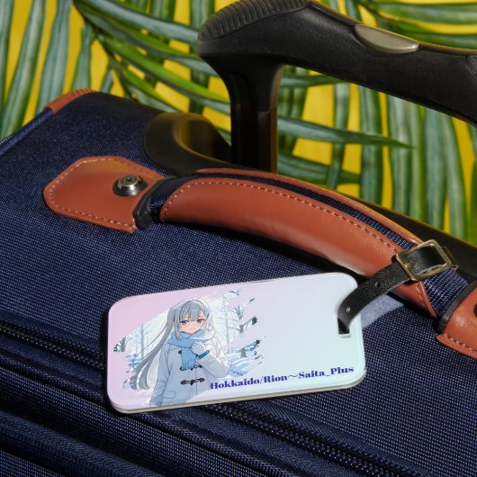 47_Plus 北海道 凛音 - Hokkaido Rion Bagagelabel (Voorkant Insitu 3)