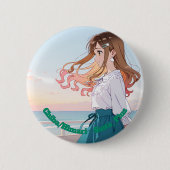 47_Plus 千葉 陽葵 - Chiba Himari Ronde Button 5,7 Cm (Voorkant)