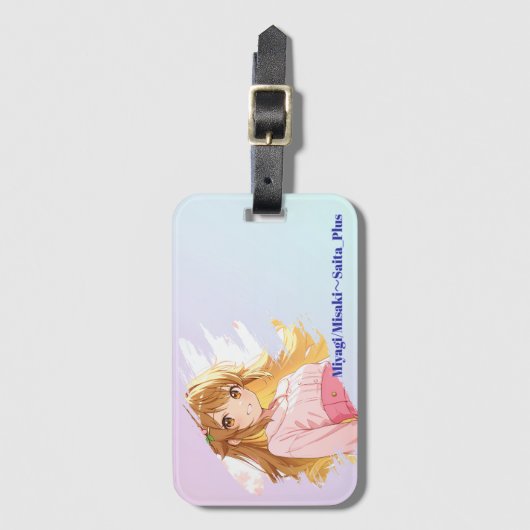 47_Plus 宮城 光咲 - Miyagi Misaki Bagagelabel (Voorkant (verticaal))