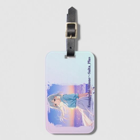 47_Plus 山口 潮音 - Yamaguchi Shione Bagagelabel (Voorkant (verticaal))