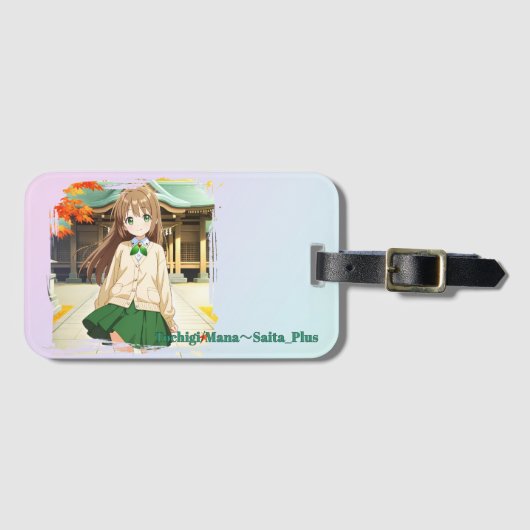 47_Plus 栃木 真奈 - Tochigi Mana Bagagelabel (Voorkant (horizontaal))