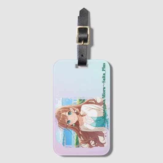 47_Plus 神奈川 海桜 - Kanagawa Miora Bagagelabel (Voorkant (verticaal))