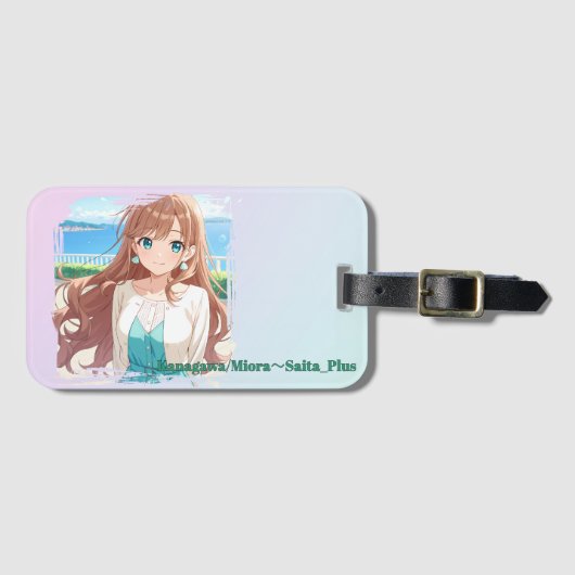 47_Plus 神奈川 海桜 - Kanagawa Miora Bagagelabel (Voorkant (horizontaal))