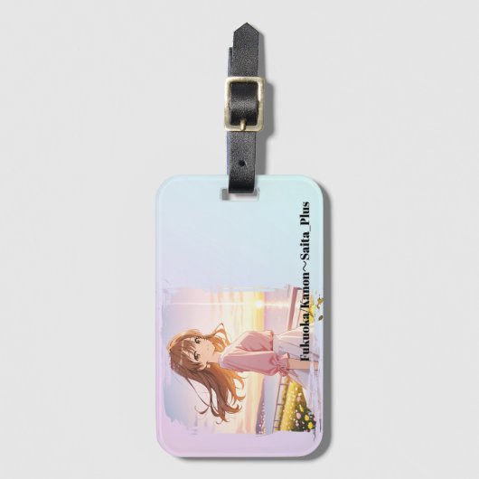 47_Plus 福岡 華音 - Fukuoka Kanon Bagagelabel (Voorkant (verticaal))