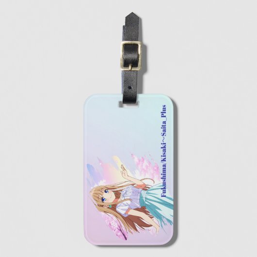 47_Plus 福島 希咲 - Fukushima Kisaki Bagagelabel (Voorkant (verticaal))