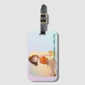 47_Plus 茨城 美郷 - Ibaraki Misato Bagagelabel (Voorkant (verticaal))