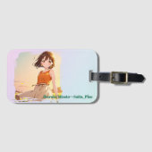 47_Plus 茨城 美郷 - Ibaraki Misato Bagagelabel (Voorkant (horizontaal))