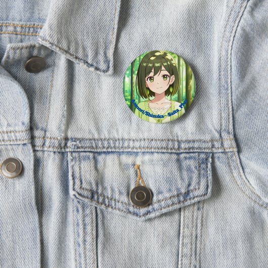 47_Plus 青森 静花 - Aomori Shizuka Ronde Button 5,7 Cm (In situ)