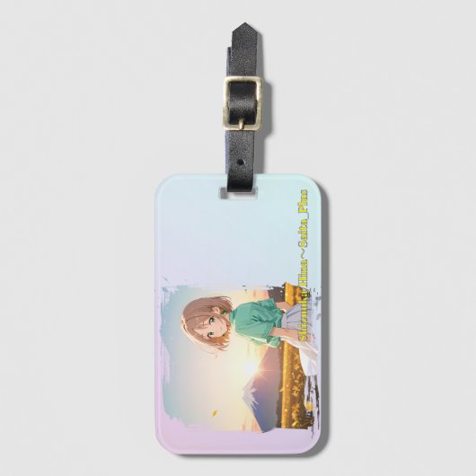 47_Plus 静岡 陽菜 - Shizuoka Hina Bagagelabel (Voorkant (verticaal))