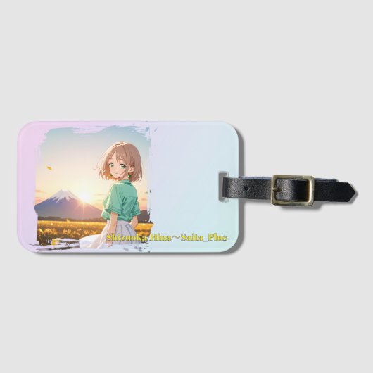 47_Plus 静岡 陽菜 - Shizuoka Hina Bagagelabel (Voorkant (horizontaal))