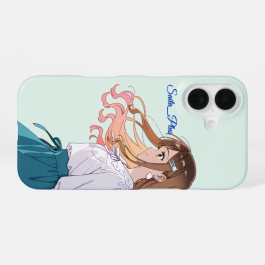47_Plus – Anime Character Series iPhone 16 Hoesje (Achterkant horizontaal)
