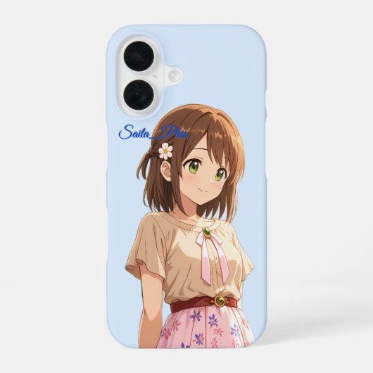 47_Plus – Anime Character Series iPhone 16 Hoesje (Achterkant)