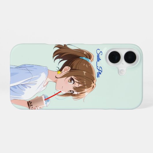 47_Plus – Anime Character Series iPhone 16 Hoesje (Achterkant horizontaal)