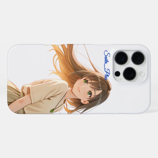 47_Plus – Anime Character Series iPhone Hoesje (Achterkant horizontaal)