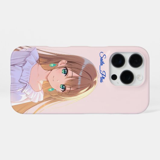 47_Plus – Anime Character Series iPhone Hoesje (Achterkant horizontaal)