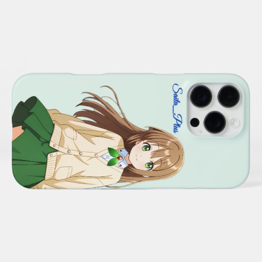 47_Plus – Anime Character Series iPhone Hoesje (Achterkant horizontaal)
