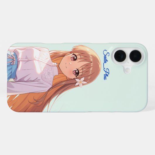 47_Plus – Anime Character Series iPhone Hoesje (Achterkant horizontaal)