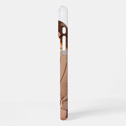 47_Plus – Anime Character Series iPhone Hoesje (Linkerkant)