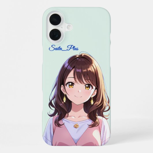 47_Plus – Anime Character Series iPhone Hoesje (Achterkant)