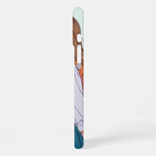 47_Plus – Anime Character Series iPhone Hoesje (Linkerkant)