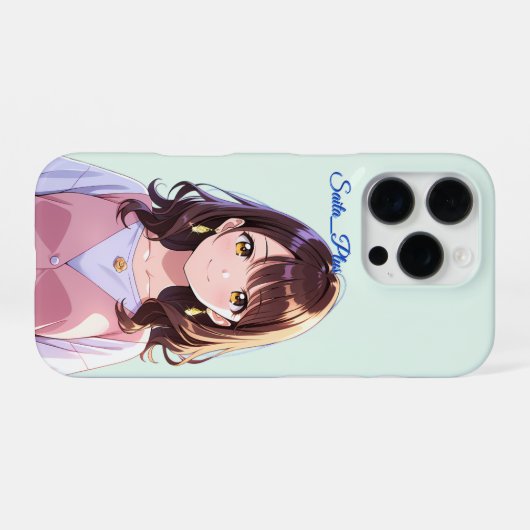 47_Plus – Anime Character Series iPhone Hoesje (Achterkant horizontaal)