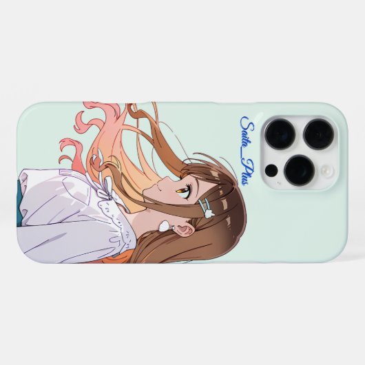 47_Plus – Anime Character Series iPhone Hoesje (Achterkant horizontaal)