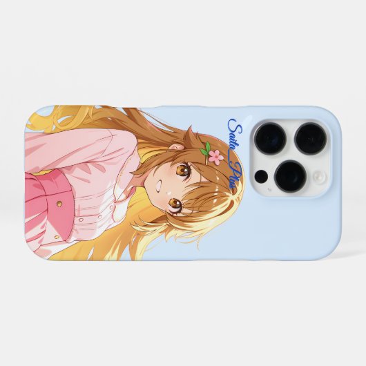 47_Plus – Anime Character Series iPhone Hoesje (Achterkant horizontaal)
