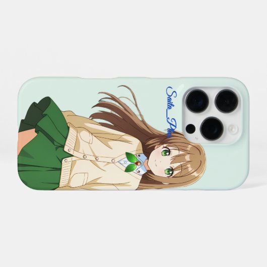 47_Plus – Anime Character Series iPhone Hoesje (Achterkant horizontaal)
