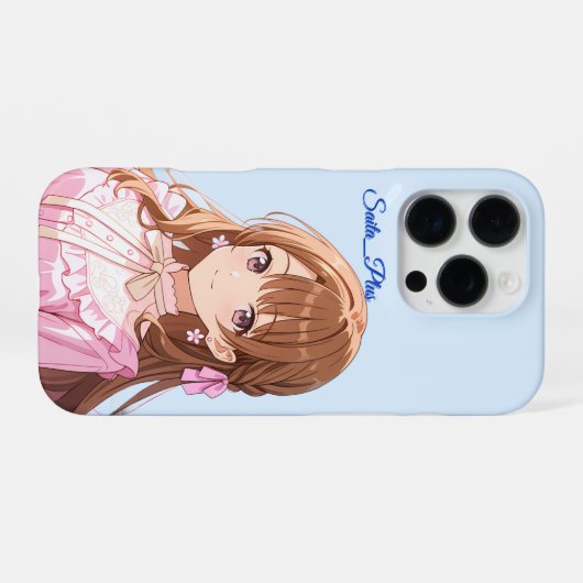 47_Plus – Anime Character Series iPhone Hoesje (Achterkant horizontaal)