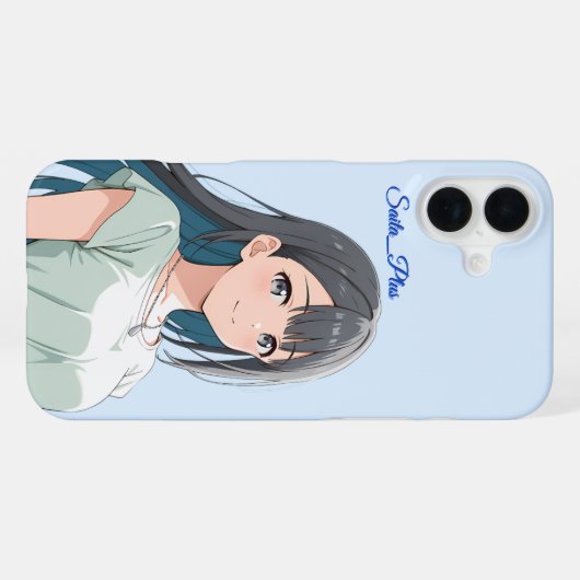 47_Plus – Anime Character Series iPhone Hoesje (Achterkant horizontaal)