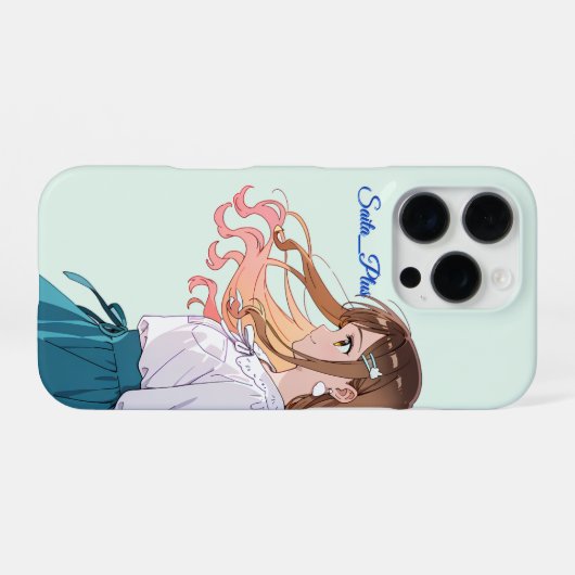 47_Plus – Anime Character Series iPhone Hoesje (Achterkant horizontaal)