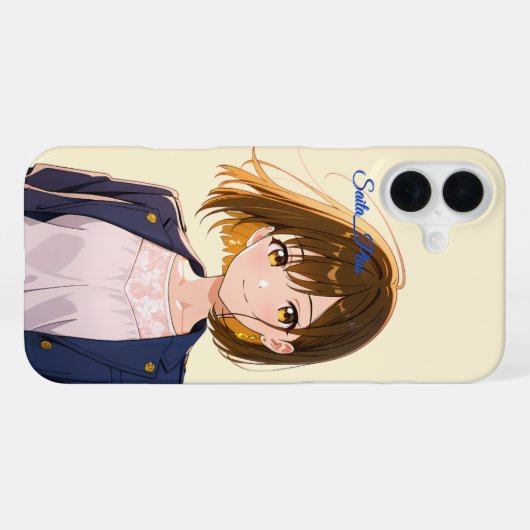 47_Plus – Anime Character Series iPhone Hoesje (Achterkant horizontaal)