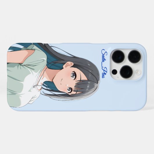 47_Plus – Anime Character Series iPhone Hoesje (Achterkant horizontaal)