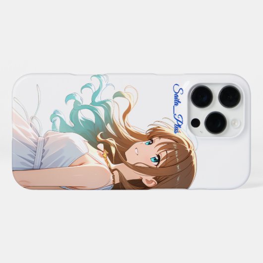 47_Plus – Anime Character Series iPhone Hoesje (Achterkant horizontaal)