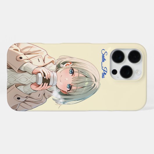 47_Plus – Anime Character Series iPhone Hoesje (Achterkant horizontaal)