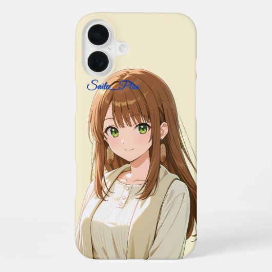47_Plus – Anime Character Series iPhone Hoesje (Achterkant)