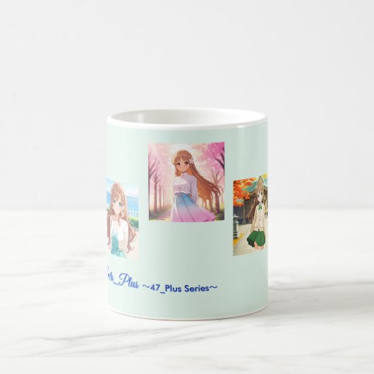 47_Plus – Anime Character Series Koffiemok (Center)