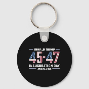 47 President Donald Trump Inauguratie Dag 2025 Sleutelhanger