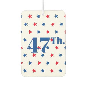 47 President rood wit en blauw sterren patriottisc Luchtverfrisser