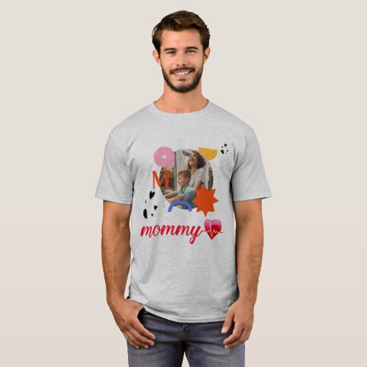 47.Proud mama, moederdag, mama, mama, thuiscadeaut T-shirt (Voorkant volledig)