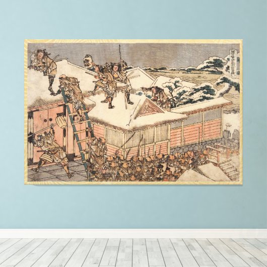47 ronin A Treasury of Loyalty Canvas Afdruk (Insitu (Houten vloer))