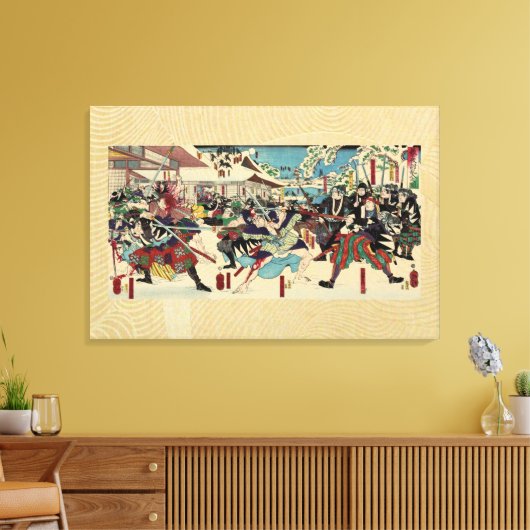 47 ronin The Loyal Samurai Canvas Afdruk (Insitu (Woonkamer))