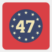 "47" STICKER STICKERS (Voorkant)