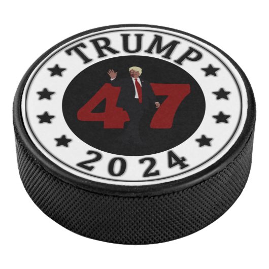 47 TRUMP 2024 HOCKEY PUCK (3/4)